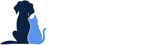 Cass County Humane Society Logo vertical white text